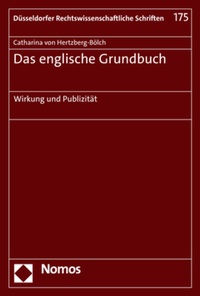 Abbildung von: Das englische Grundbuch - Nomos