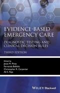 Cover: Evidence-Based Emergency Care: Diagnostic Testing and Clinical Decision Rules 3e - Wiley-Blackwell