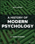 Cover: A History of Modern Psychology, 6th Edition - Wiley