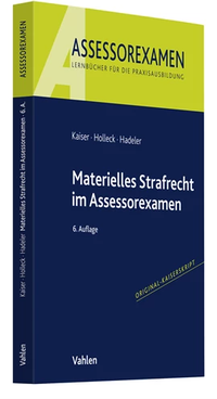 Enlarge image Cover: Materielles Strafrecht im Assessorexamen - Vahlen