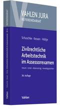Cover: Zivilrechtliche Arbeitstechnik im Assessorexamen - Vahlen