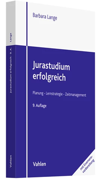 Abbildung von: Jurastudium erfolgreich - Vahlen
