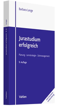 Cover: Jurastudium erfolgreich - Vahlen
