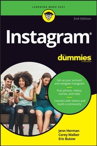 Enlarge image Cover: Instagram For Dummies, 2nd Edition - Wiley