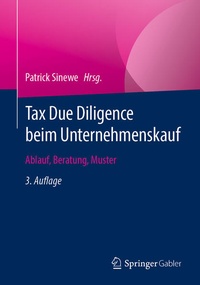Bild vergrößern Bild: Tax Due Diligence beim Unternehmenskauf - Springer Gabler