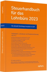 Abbildung von: Steuerhandbuch für das Lohnbüro 2023 - Rehm