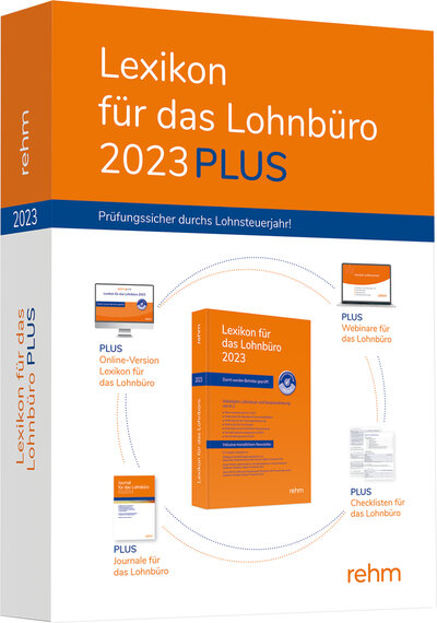 Abbildung von: Lexikon für das Lohnbüro 2023 PLUS - Rehm