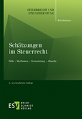 Cover: Sch&auml;tzungen im Steuerrecht - Erich Schmidt Verlag