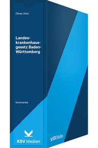 Abbildung von: Landeskrankenhausgesetz Baden-Württemberg - Kommunal- und Schul-Verlag