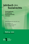 Cover: Jahrbuch des Sozialrechts. Dokumentation f&uuml;r das Jahr 2021 - Erich Schmidt Verlag