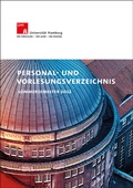 Cover: Personal- und Vorlesungsverzeichnis - Husum Druck- und Verlagsgesellschaft