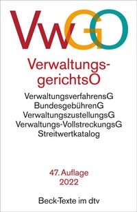 Abbildung von: Verwaltungsgerichtsordnung: VwGO - dtv