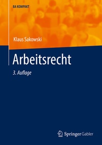 Enlarge image Cover: Arbeitsrecht - Springer Gabler
