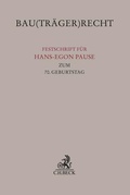 Cover: Bau(tr&auml;ger)recht - C.H.BECK