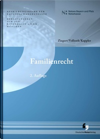 Abbildung von: Familienrecht - Deutscher Notarverlag
