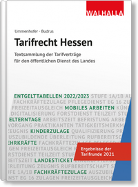Abbildung von: Tarifrecht Hessen - Walhalla