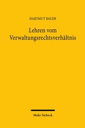Cover: Lehren vom Verwaltungsrechtsverh&auml;ltnis - Mohr Siebeck
