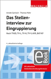 Abbildung von: Das Stelleninterview zur Eingruppierung - Walhalla