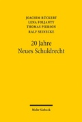 Cover: 20 Jahre Neues Schuldrecht - Mohr Siebeck