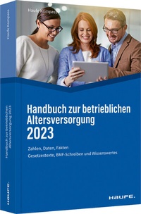 Abbildung von: Handbuch zur betrieblichen Altersversorgung 2023 - Haufe-Lexware