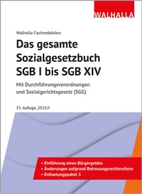 Abbildung von: Das gesamte Sozialgesetzbuch SGB I bis SGB XIV - Walhalla