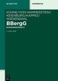 Cover: BBergG  - De Gruyter