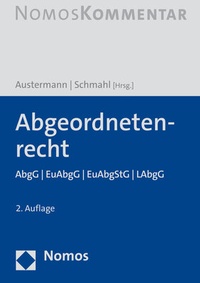Abbildung von: Abgeordnetenrecht - Nomos