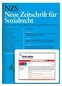 Abbildung: "NZS - Neue Zeitschrift für Sozialrecht"