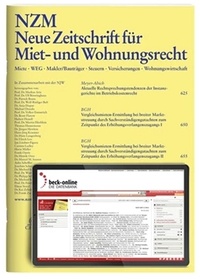 Abbildung von: NZM - Neue Zeitschrift für Miet- und Wohnungsrecht - C.H.BECK