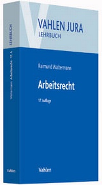 Abbildung von: Arbeitsrecht - Vahlen