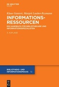 Cover: Informationsressourcen - De Gruyter Saur