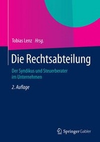 Abbildung von: Die Rechtsabteilung - Springer Gabler