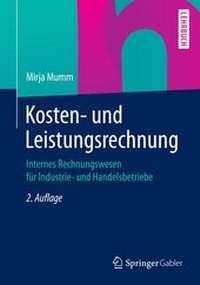 Abbildung von: Kosten- und Leistungsrechnung - Springer Gabler