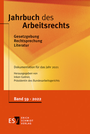 Bild: Jahrbuch des Arbeitsrechts 59 - Erich Schmidt Verlag