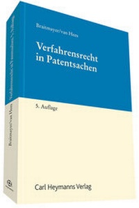 Abbildung von: Verfahrensrecht in Patentsachen - Carl Heymanns Verlag