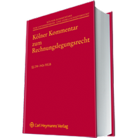 Abbildung von: Kölner Kommentar zum Rechnungslegungsrecht (§§ 238-342e HGB) - Carl Heymanns Verlag