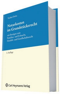 Abbildung von: Notarkosten im Grundstücksrecht - Carl Heymanns Verlag