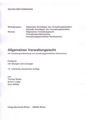 Cover: Allgemeines Verwaltungsrecht mit Verwaltungsvollstreckung und verwaltungsgerichtlichem Rechtsschutz - Bernhardt, Horst