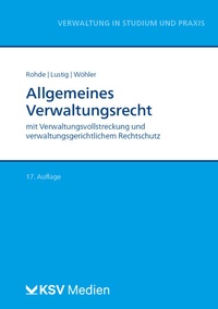 Abbildung von: Allgemeines Verwaltungsrecht - Kommunal- und Schul-Verlag