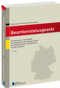Cover: Beamtenstatusgesetz - Verlag Reckinger