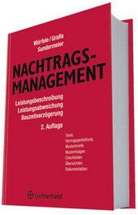 Abbildung von: Nachtragsmanagement - Luchterhand