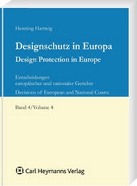 Enlarge image Cover: Designschutz in Europa / Design Protection in Europe - Carl Heymanns Verlag
