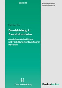 Abbildung von: Berufsbildung in Anwaltskanzleien - Nomos