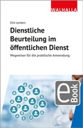 Cover: Dienstliche Beurteilung im &ouml;ffentlichen Dienst - Walhalla