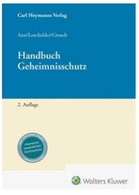 Abbildung von: Handbuch Geheimnisschutz - Carl Heymanns Verlag