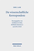 Cover: Die wissenschaftliche Korrespondenz - Mohr Siebeck