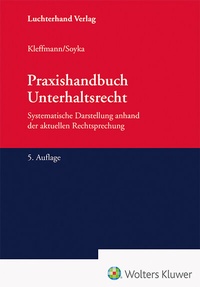 Abbildung von: Praxishandbuch Unterhaltsrecht - Luchterhand