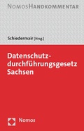 Cover: Datenschutzdurchf&uuml;hrungsgesetz Sachsen - Nomos