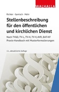 Cover: Stellenbeschreibung f&uuml;r den &ouml;ffentlichen und kirchlichen Dienst - Walhalla