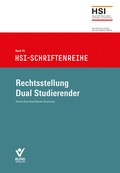 Abbildung von: Rechtsstellung Dual Studierender - Bund-Verlag